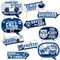 Big Dot of Happiness Funny Calling All Units - Police - Cop Birthday Party or Baby Shower Photo Booth Props Kit - 10 Piece